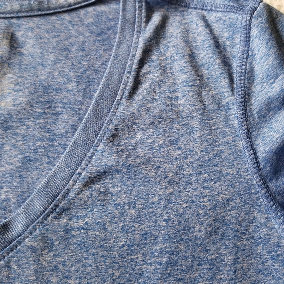 Danskin Now Blue Workout Semi-Fitted Short Sleeve - Picture 5 of 9